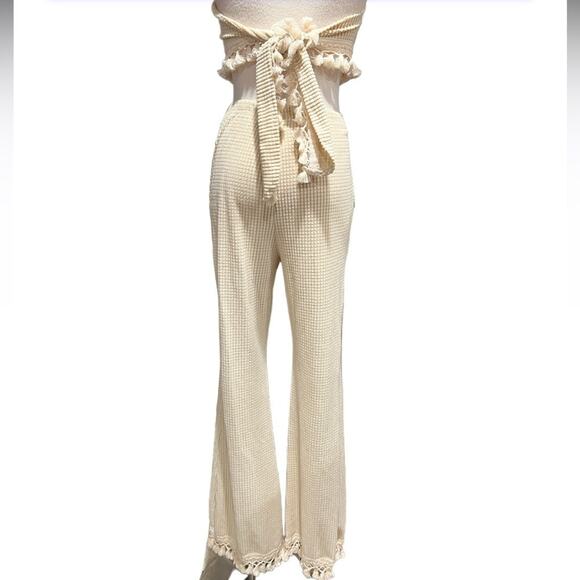 SALANT Women's Two-Piece Suit - Solid Tube Top & Pants Set Size Small - Picture 5 of 8